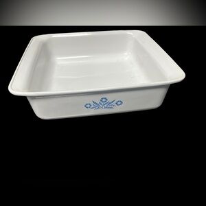 Vintage Corning Ware Blue Cornflower Square Baking Dish
